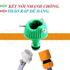 Đầu Nối Nhanh Nguồn Nước Nối Nhanh Dây Nước Tại Đầu Vòi Ren Trong Phi 21 và 27 Sản Phẩm Của Lionking-Tonydx