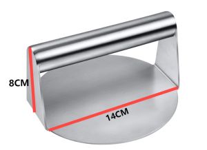 Round Burger Metal Mould Hamburger Patty Maker Grill Press Cooking Tool