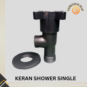 Stop Keran Wastafel 1/2 Inci dengan Finishing Matte Black dan Plug - Aksesori Dapur