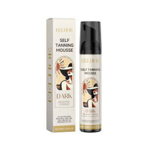 Eelhoe Self-Tanning Mousse Tanning Accelerator Skin Moisturizing Self Tanner Spray European American Beach Natural Ingredients Self Tanning Mousse Lotion Sunless Tanning Body Bronzer Natural Fake Tan Instant Tanning Spray