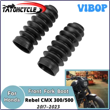 PRO CAKEN Carbon Fiber Front Fork Tube Set Slider Cover Wrap Guard For Dirt Pit Bike Motocross