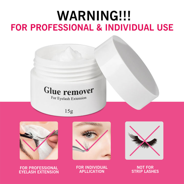 Misslamode eyelash extension glue remover individual eyelashes cream remover debonder no odor non-irritating