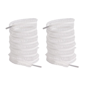 1 Pair Fashionable Ruffle Lace Shoe Strings for Women and Girls Casual Shoes Sneakers Elastic Shoelaces Wide Shoestrings