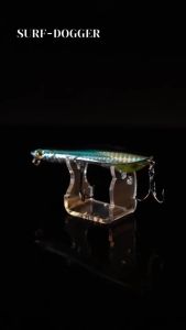 Kingdom Surf-Dogger Mồi Câu Cá 95mm 9.5g 12g 110mm 15g 21g Nổi Chìm Bút Chì Popper ABS Dụ Mồi Cứng Đúc Dài Hành Động Tốt Cho Bass Cá Rô Pike Barracuda Cá Hồi