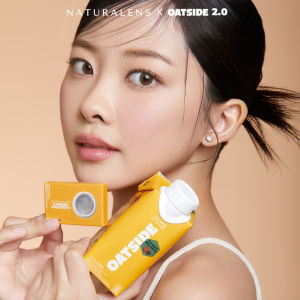 Naturalens x Oatside Caramel Macchiato Softlens Biomoist Contact Lens