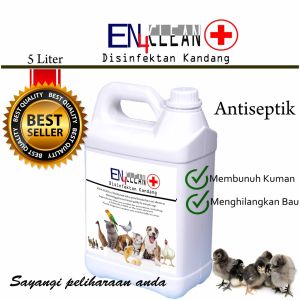 EN4C Disinfektan antiseptik penghilang bau kandang 500ml - 5 liter untuk semua kandang wangi sereh