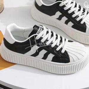 Haseena Chava Sepatu Wanita Sneakers Fashion Simple Putih Hitam