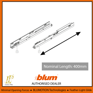 BLUM TANDEMBOX Standard Drawer RUNNER ONLY (For TBX S1 TBX S2 TBX S3 TBX S4 TBX i3 TBX i4 TBX i5 TBX i6)