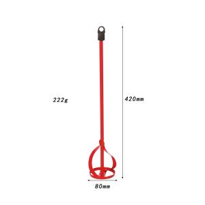 Hexagon Shaft Plaster Mud Mixer Paint Cement Putty Powder Mixing Paddle Rod For Grouting Mortar Paint Cement Mixer Hex Shank Electric Drill Mixing Paddle Muilt-use Putty Cement Mortar Stirring Rod
