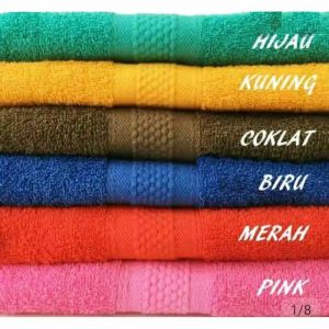 Handuk Mandi Mutia Dewasa Polos Ukuran 70x140 cm / Handuk Mandi Tebal Kualitas Hotel Bisa COD