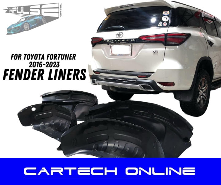 FENDER LINERS for TOYOTA FORTUNER 2016-2023 Lazada Lazada PH