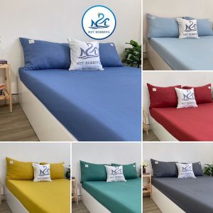 Ga giường Cotton Tici M2T Bedding - Ga trải giường cotton phong cách Hàn Quốc - không kèm vỏ gối - đủ size drap nệm