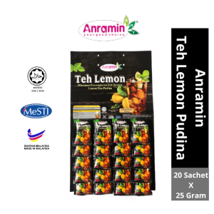 ANRAMIN TEH LEMON PUDINA (PAPAN) ( 20 x 25g )