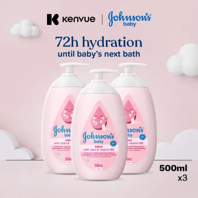 Johnsons Baby Lotion 500ml x 3