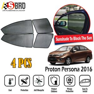 Proton Persona 2016-2025 Magnetic Sunshade Car Anti-Glare Day Sunshade Strong Magnet 4PCS