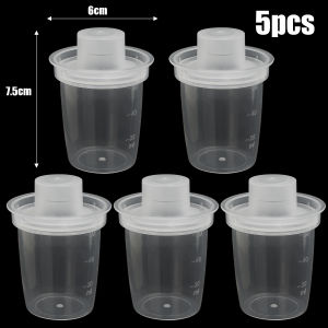 5Pcs Easy Travel and Outdoor Baby Milk Powder Box Food Storage Container Moisture-proof and Dust-proof Portable 80ML PP Material