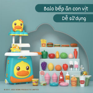 Balo đồ chơi con vịt xinh xắn cho bé chơi đầy đủ 24 chi tiết