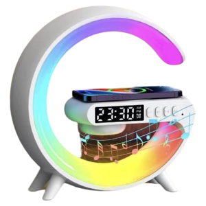G63 Bluetooth Speaker 15W Wireless Charger Pad Stand Speaker Phone Charger RGB Night Light Smart Light Sound Machine