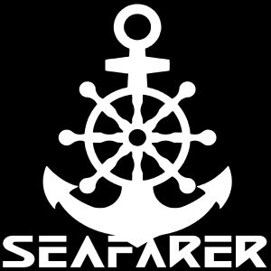 Seaman/ Seafarer High Quality Cut-out Sticker 6x6 Inches for Car and Motorcycle 1st Design
