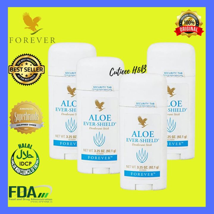 Forever Living Aloe Ever-Shield Deodorant Stick - 3 Pack, Aluminum Free, Unscented
