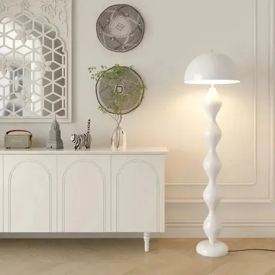 ⚡Scandi aron Floor Lamp Creative Mushroom Lamp for Living Room Bedroom Bedside Shop Ho Decor LED Colorful Standing Lamp
