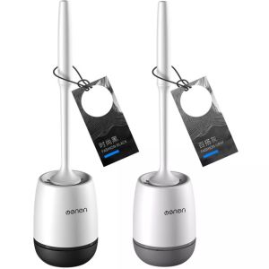 【Fans tone】TPR Soft Toilet Brush Head Wall-mounted or Floor-standing Toilet Brush Household Cleaning Tool Bathroom Accessories Sets