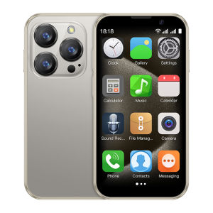 SOYES XS18 PRO Mini 3G Smartphone Quad Core 3.0inch HD Screen 2GB RAM 16GB ROM 5MP Rear Camera FM Radio WIFI Bluetooth Hotspot Android 9.0 Dual SIM Face Recognition Small phone