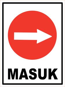 Sticker Stiker Petunjuk Warning Pengumuman ruang rapat kamar ganti masuk keluar kk21