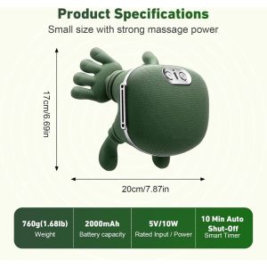 Master Hand Shoulder and Neck Massager Cervical Spine Massager Trapezius Neck Massager Hot Compress