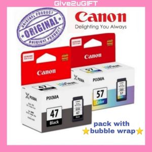 accept/buy empty ink- ReAdY StOcKCANON PG-47 BLACK ink tri color CL-57 57S COLORcanon INK