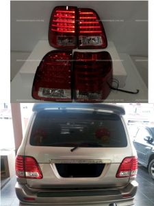 Toyota Land Cruiser Fj100 J100  Led Tail Lamp Light Bar Red