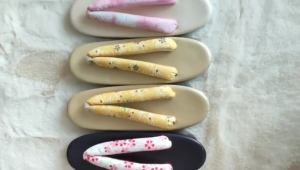 Womens Geta Sandals Traditional Japanese Geta Slippers House Shoe Traditional Japanese Geta Sandals for Women Wedding