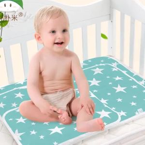 Bayi lampin Mat mudah alih dilipat boleh dibasuh kalis air tilam perjalanan kusyen kusyen boleh dia semula tudung 50x70cmetiyiuop-1