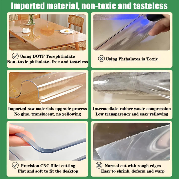 Heat resistance up to 120℃ pvc table mat waterproof alas meja pvc ...