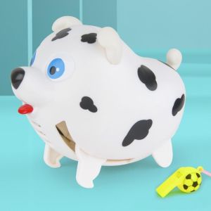 Voice Control Dog Toy Voice-activated Light Music Whistle Senses Puppies Electric Walking Dog Toy 口哨狗玩具