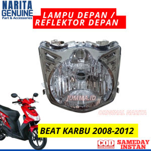 Reflektor Lampu depan / Headlamp Lampu Depan Honda Beat Karbu KVY