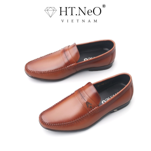 Giày lười nam - giày tây nam công sở HT.NEO da bò thật kiểu dáng đơn giản sang trọng lịch lãm dễ phối đồ