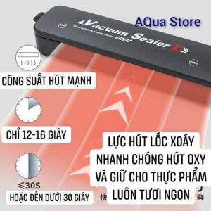 Thanh Lý Máy Hút Chân Không Thực Phẩm Kiêm Hàn Miệng Túi Vacuum Sealer Thế Hệ mới 2022 KHÔNG CÓ KHÓA - Cực Tốt-Tặng Túi Hút.