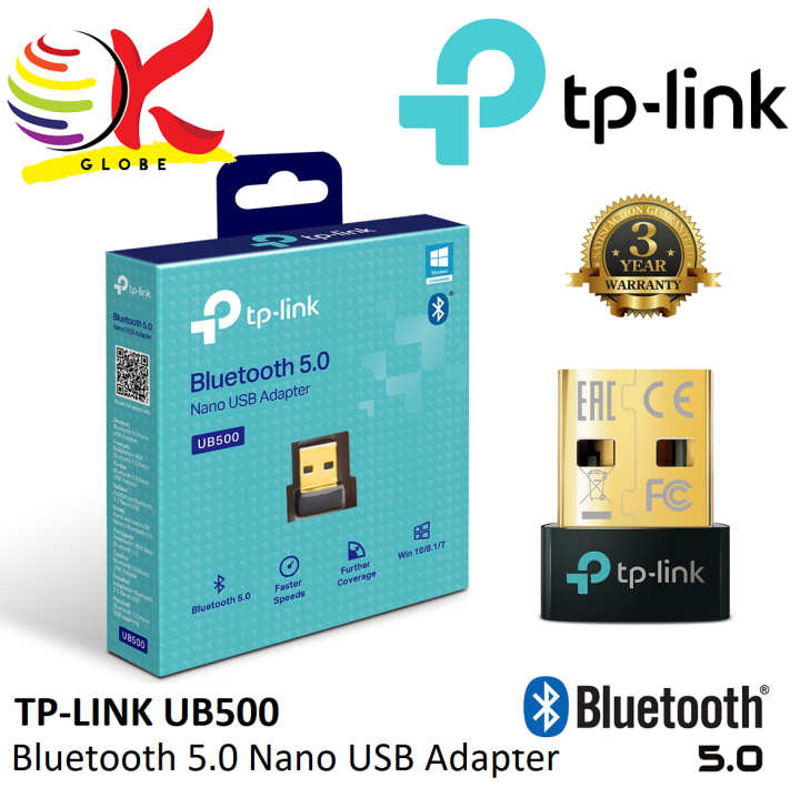 TP-LINK UB500 BLUETOOTH 5.0 NANO USB ADAPTER WITH NANO SIZED AND ...