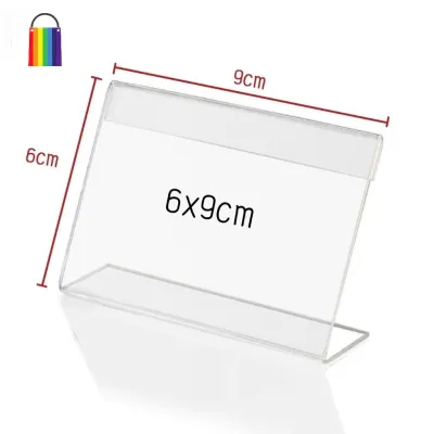 ป้ายอะคริลิคตั้งโต๊ะ 6x4 8x5 9x6 15x10 ป้ายราคา ป้ายราคาสินค้า ป้ายราคาพลาสติก ป้ายอะคริลิคตั้งโต๊ะ ป้ายชื่อตั้งโต๊ะ