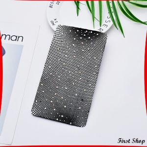 First ถุงน่องตาข่าย เอวสูง ประดับพลอยเทียม แวววาว เซ็กซี่ สําหรับผู้หญิง งานปาร์ตี้ คลับ Rhinestone Mesh Stockings