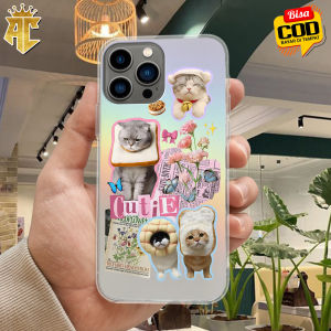 Case Hologram VIVO Y12 Y12i Y15 Y17 Y20 Y12S Y20S Y20SG Y21 Y21A Y21S Y21E Y21T Y33S Y33T Motif ( 3D CUTTIE ) Softcase Hologram Bening Tebal - Clear Case 2MM - Sofkes Hp - Kesing Lucu - Casing Viral