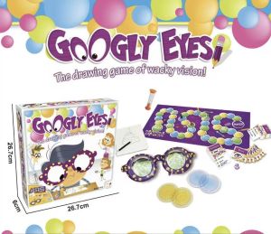 [SG Stock] Googly Eyes Drawing Game Funny Distortion Glasses Board Game Parent-Child Interactive Kids Tabletop Toy