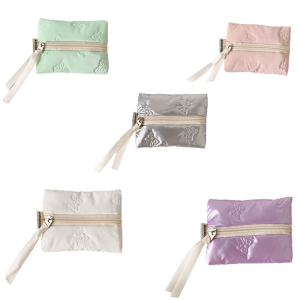 กระเป๋าสตางค์ขนาดเล็กที่ซับซ้อนมีรายละเอียดของการเดินทางที่นำเงินไปจัดเก็บที่สมบูรณ์แบบสำหรับอุปกรณ์เสริมการเดินทาง