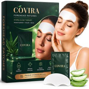Premium15 Advanced Forehead Wrinkle Patches Overnight Anti Wrinkle for face with Collagen Vitamin E Vitamin C Waterproof Frown with Strong Adhesion & Full Coverage for Fine Lines & Eleven 11 Lines