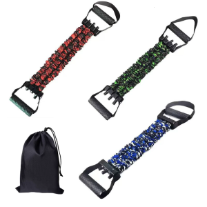 Expert 75lb Resistance Cycle Group With 3 Modifiable Pulls Dense Transportable Includes Storage Bag For Pilates Center Workouts