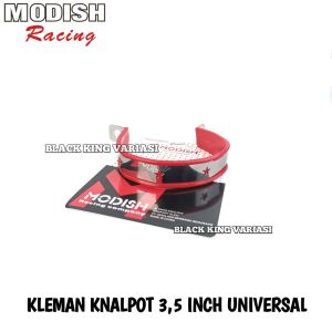 Kleman Knalpot 35 inch Universal Kleman Breket Knalpot Cnc Kleman Knalpot Motor 3.5 inci Bracket Klem Kenalpot
