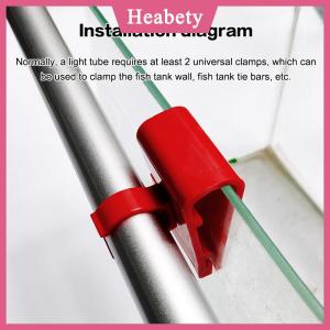 Heabety Aquarium LED ánh sáng chủ ống nước Hose mount bracket cố định Clip Fish Tank Hose kẹp chìm Fish Tank phụ kiện