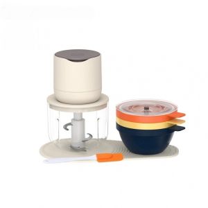 IUIGA Wireless Electric Food Chopper Mini Food Processor for Garlic Onion Meat Vegetable Chopping One-Touch Kitchen Helper
