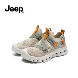 Giày thể thao nữ Jeep nhẹ hấp thụ sốc mới mùa hè thoáng khí màu tím đa năng không trượt giày đi bộ đường dài và leo núi